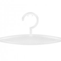 Percha de Plástico para Lencería - 26cm Transparente