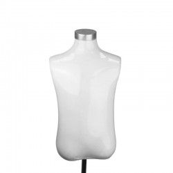 MANIQUÍ BUSTO INFANTIL ECONÓMICO BLANCO