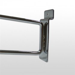 GANCHO PARA TABLERO CON PORTAPRECIOS (G2)