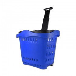 CESTA SUPERMERCADO 2 RUEDAS - 53.5x38x(42-84)CM