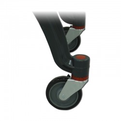 CARRO SUPERMERCADO PLÁSTICO ROJO 120 LITROS