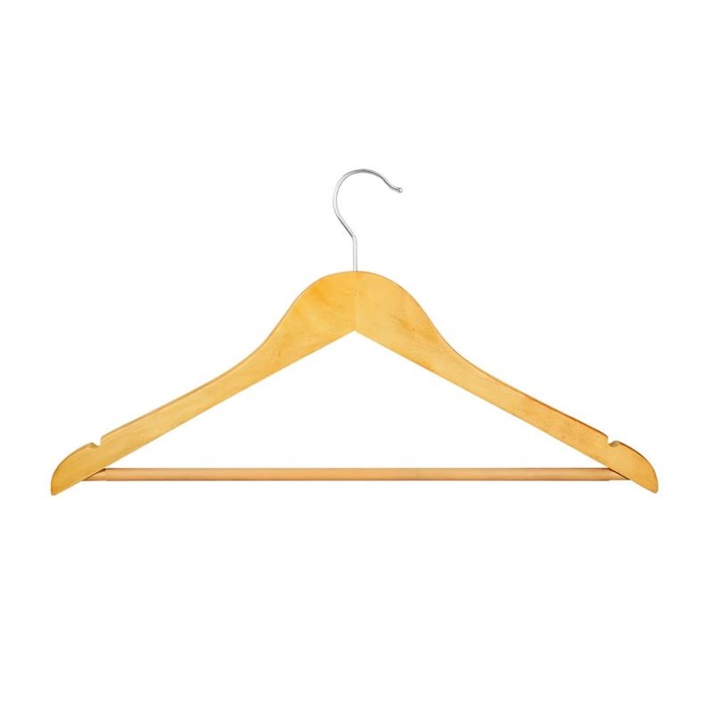 PERCHA DE MADERA CON GUÍA 45 CM