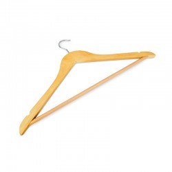 PERCHA DE MADERA CON GUÍA 45 CM