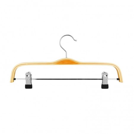 PERCHA DE MADERA CON PINZAS 37,5 CM