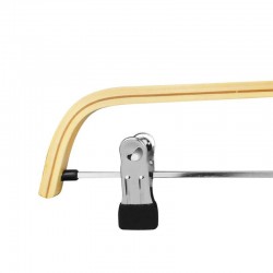PERCHA DE MADERA CON PINZAS 42 CM