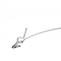 PERCHA DE METAL LENCERÍA CON PINZAS 28 CM