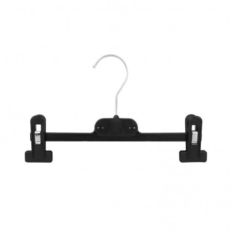 PERCHA DE PLÁSTICO CON PINZAS 25,5 CM