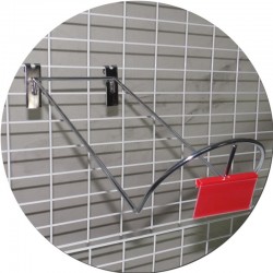 SOPORTE DE BALONES PARA REJA CON PORTAPRECIOS