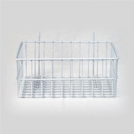 CESTA BLANCA PARA REJA 30CM - 30x25x12CM