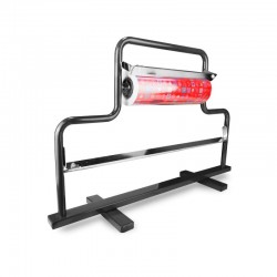 PORTABOBINAS PAPEL REGALO - NEGRO BRILLO