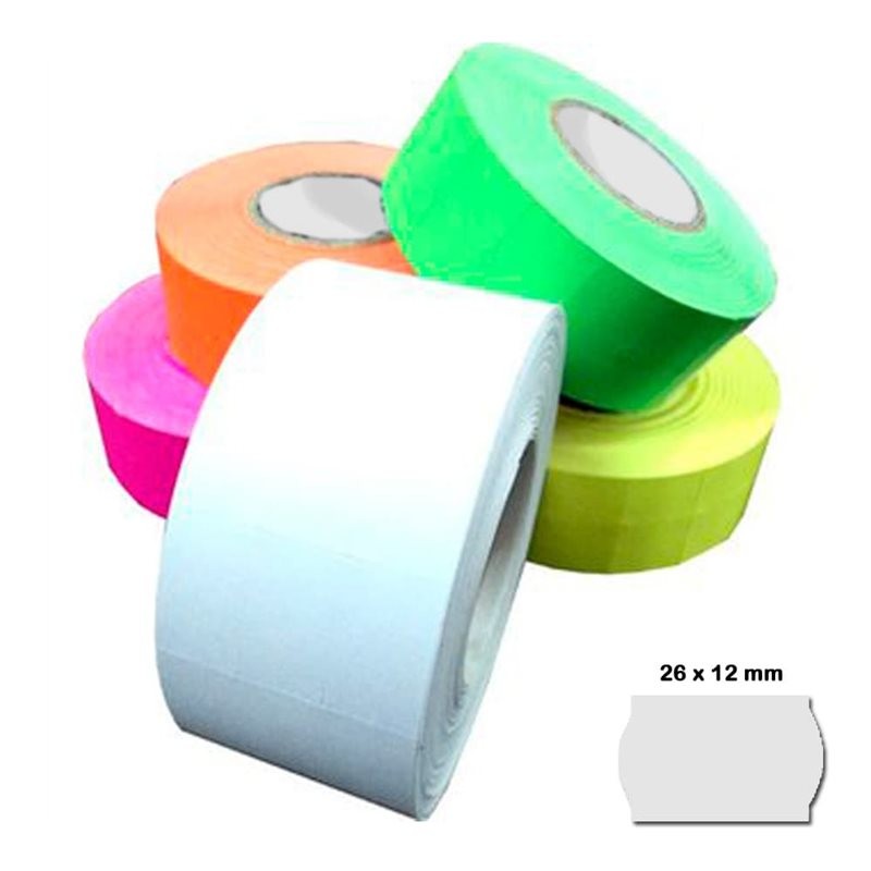 ETIQUETAS ETIQUETADORA 26 X 12 MM