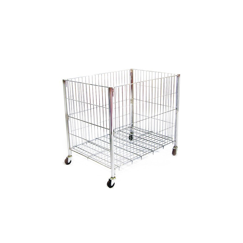 CESTA EXPOSITORA CON RUEDAS - 90x70x80CM