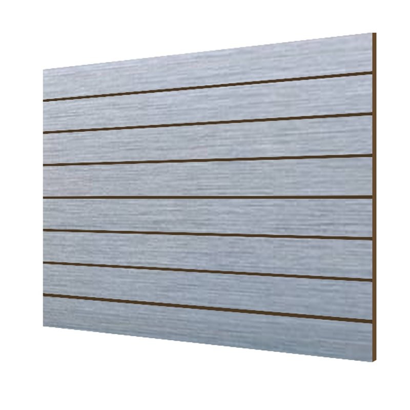 PANEL DE LAMAS GRIS 7.5 GUÍAS (2 UD)  CON GUÍAS DE ALUMINIO (15 UD)