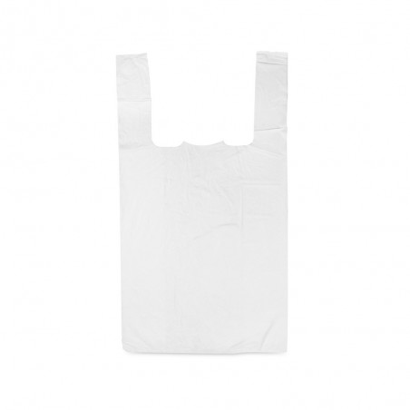 BOLSA 70% PLÁSTICO RECICLADO CAMISETA 30x40, 40x50, 48x60 CM 20KG/CAJA