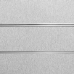 PANEL DE LAMAS GRIS 10.5 GUÍAS (2 UD) CON GUÍAS DE ALUMINIO (21 UD)