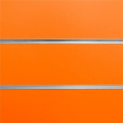 PANEL DE LAMAS NARANJA 7.5 GUÍAS (2 UD)  CON GUÍAS DE ALUMINIO (15 UD)