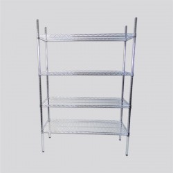 ESTANTERÍA TUBULAR CROMADA 120 CM