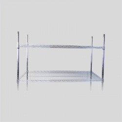 ESTANTERÍA TUBULAR CROMADA 120 CM