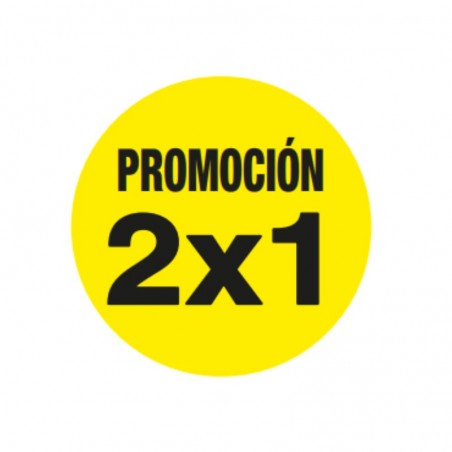 ETIQUETAS ADHESIVAS "2X1"