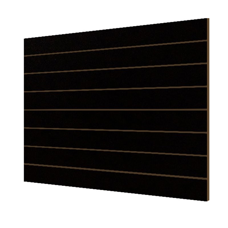 PANEL DE LAMAS NEGRO MATE 7.5 GUÍAS (2 UD)  CON GUÍAS DE ALUMINIO (15 UD)