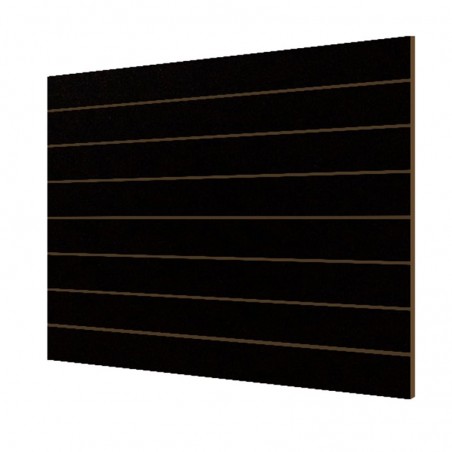 PANEL DE LAMAS NEGRO MATE 7.5 GUÍAS (2 UD)  CON GUÍAS DE ALUMINIO (15 UD)