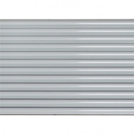 PANEL DE ALUMINIO RANURADO BLANCO