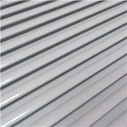 PANEL DE ALUMINIO RANURADO BLANCO