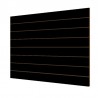 PANEL DE LAMAS NEGRO BRILLO 7.5 GUÍAS (2 UD)  CON GUÍAS DE ALUMINIO (15 UD)