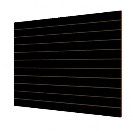 PANEL DE LAMAS NEGRO 10.5 GUÍAS (2 UD) CON GUÍAS DE ALUMINIO (21 UD)
