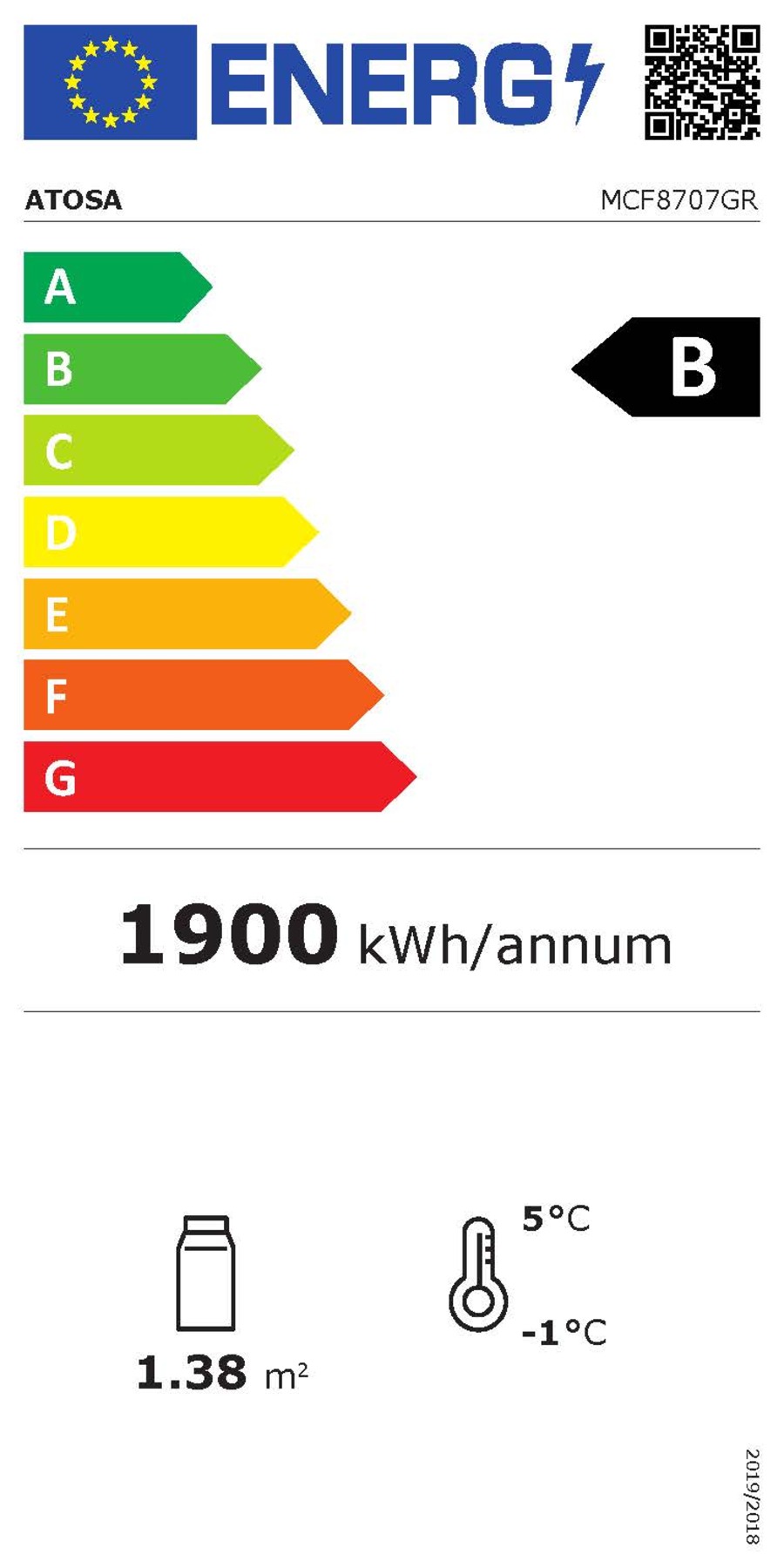 ARMARIO FRIGORÍFICO CRISTAL- VENTILADO - 220-240V/350W 3.99kWh/24H Capacidad 1300L - N.2 Puertas de CristaL- TEMP. 0°/ +8°C - Dim. L1382xP805xH2112mm Energy B 大二门冷藏陈列柜 -